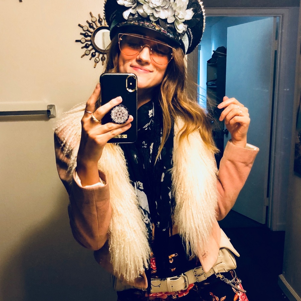 *DONATING SOON/ACCEPTING ALL OFFERS* Tatonka Pink Suede and Fur Jacket